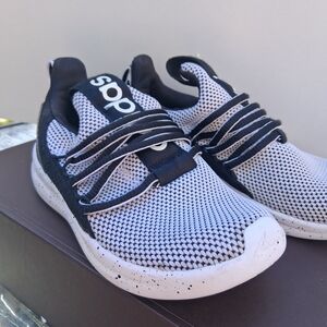 Boys Addidas  Black and White Sneakers